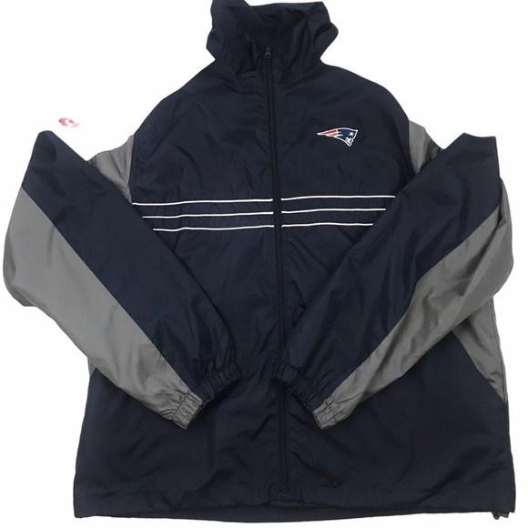 REEBOK Me's Large New England Patriots Genuine Lightweight Windbreaker J… - Picture 1 of 14